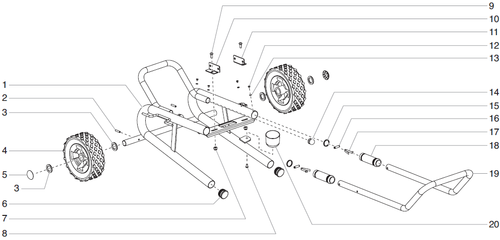 Advantage 400 Low Boy Cart Assembly Parts